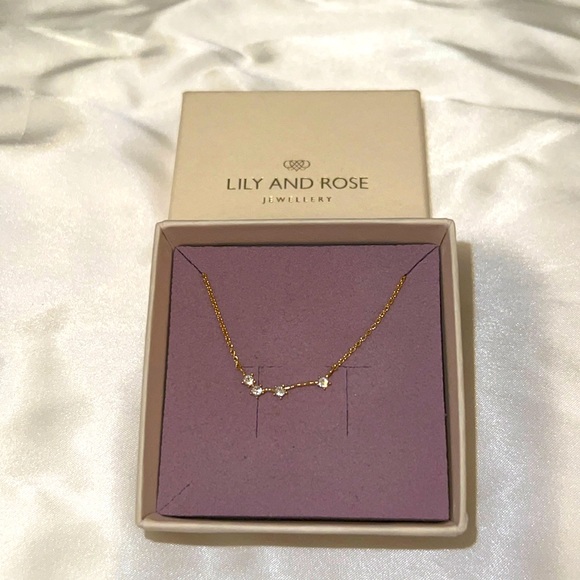 Lily and Rose Jewelry - Lily and Rose Jewellery Gold Plated Aries Star Sign Necklace
